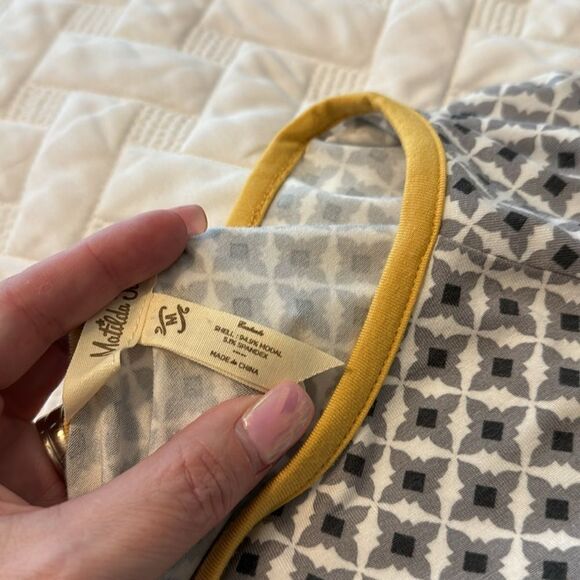 Matilda Jane | Make Believe Starstruck Top Roll Tab Sleeve Tunic Medium - Picture 4 of 4